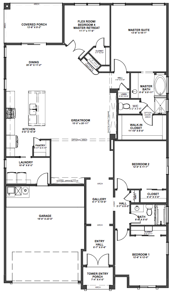 Floorplan 1 Car